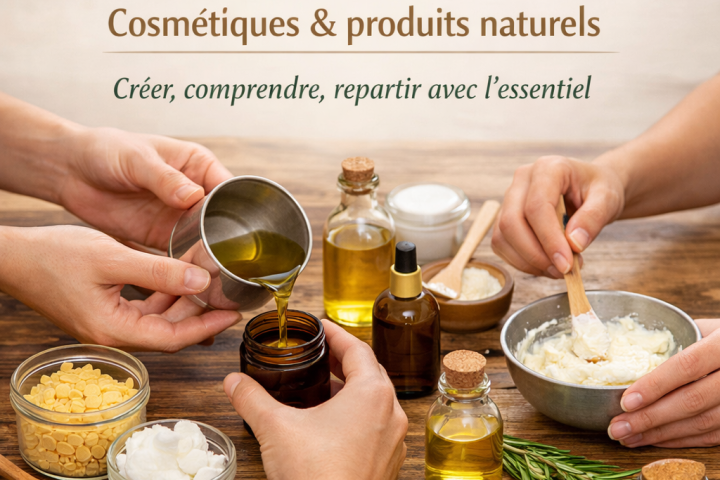 Atelier au Naturel – visuel généré par IA